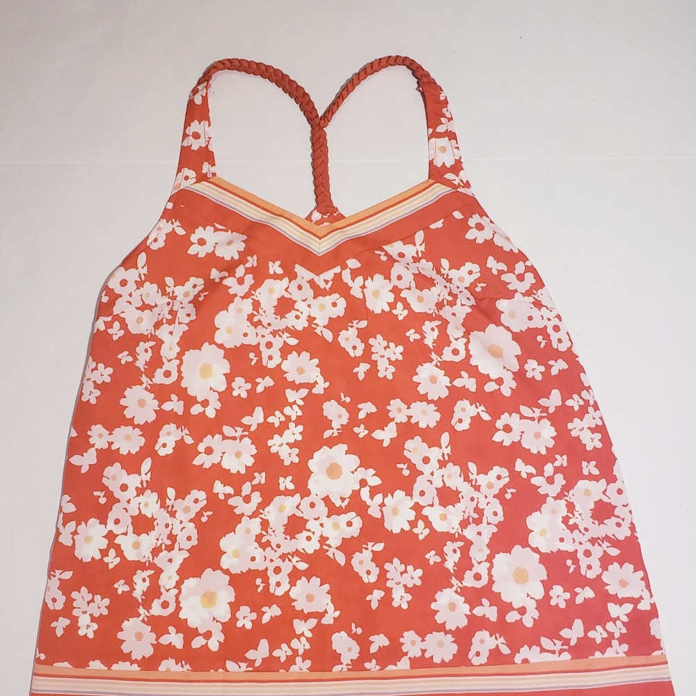 LC floral tank top size medium